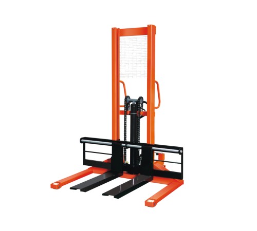 Штабелер гидравлический 1,0 т 2,0 м TOR CTY-EW1020 с раздвижными вилами и расширенными опорами