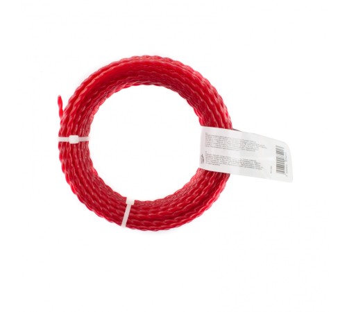 Леска для триммера овальная витая, 3.0 мм х 10 м, Сибртех