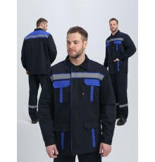 Костюм ИТР СОП IMP (тк.Саржа,250) п/к, т.синий/васильковый Костюм ИТР СОП IMP (тк.Саржа,250) п/к, т.синий/васильковый
