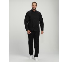 Китель повара Гастро (тк.Смесовая,160), черный