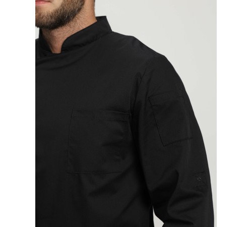 Китель повара Гастро (тк.Смесовая,160), черный