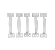 Ручка-скоба РС-90 цельнотянутая, цинк, 5 шт, (Металлист)