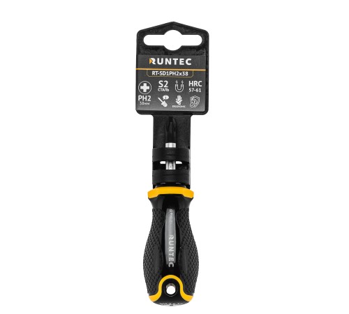 RUNTEC RT-SD1PH2x38 Отвертка RUNTEC PH2 x 38 мм S2 RUNTEC RT-SD1PH2x38 Отвертка RUNTEC PH2 x 38 мм S2