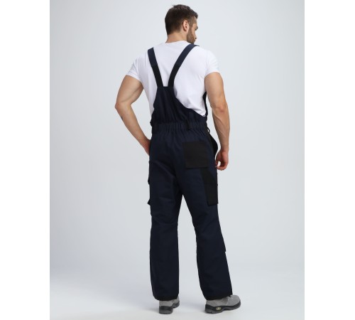 Полукомбинезон Милан CH (тк.Смесовая,260), т.синий/черный