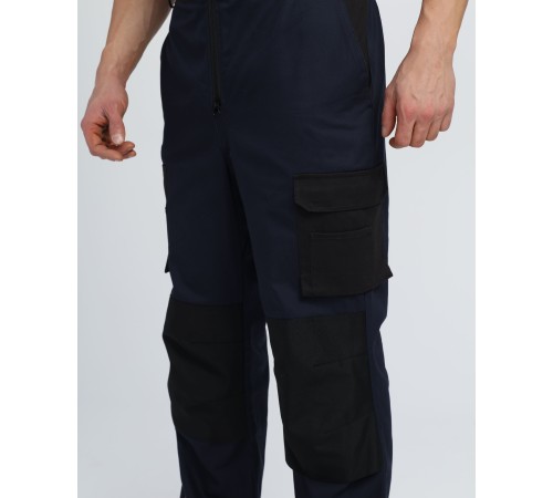 Полукомбинезон Милан CH (тк.Смесовая,260), т.синий/черный