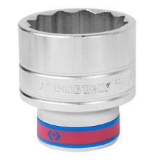 Головка торцевая стандартная двенадцатигранная 3/4", 2", дюймовая KING TONY 633064S Головка торцевая стандартная двенадцатигранная 3/4", 2", дюймовая KING TONY 633064S