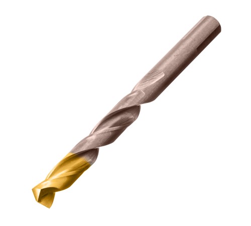 Набор сверл по металлу, 1-13 мм, Р6М5К8-TiN, Golden Tip, 25 шт Denzel
