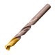 Набор сверл по металлу, 1-13 мм, Р6М5К8-TiN, Golden Tip, 25 шт Denzel