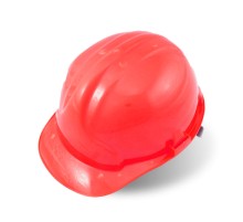 Каска защитная, красный