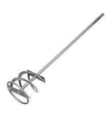 Миксер для красок и штукатурных смесей, 80х9х400мм, шестигранный хвостовик Сибртех