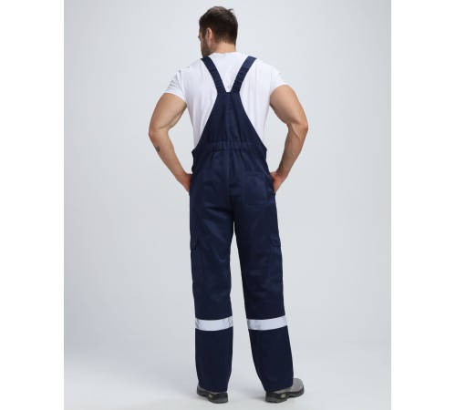 Костюм Титан СОП с капюшоном (тк.Смесовая,210) п/к, т.синий/васильковый