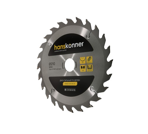 Диск пильный Hanskonner H9022-210-30-24 Диск пильный Hanskonner H9022-210-30-24