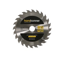 Пильный диск по дереву 210x30мм, 24 зубьев, Hanskonner