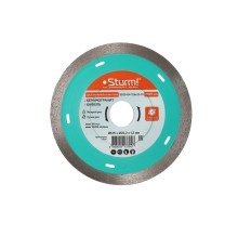 Алмазный диск 125x22,23 ТОНКИЙ, сегментный, сухой рез, Sturm! Алмазный диск 125x22,23 ТОНКИЙ, сегментный, сухой рез, Sturm!