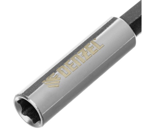 Набор бит с магнитным держателем, S2, 8 шт Denzel