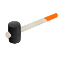 Киянка резиновая, 340 г, черная резина, деревянная рукоятка Sparta