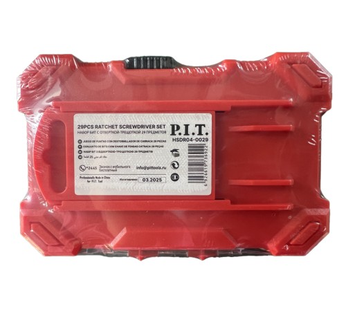 Набор бит с рукояткой P.I.T. ADVANCE HSDR04-0029