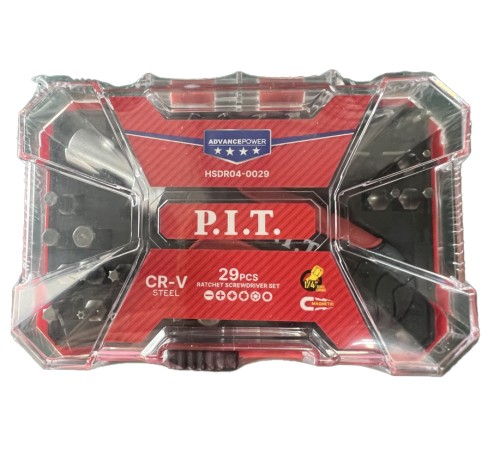 Набор бит с рукояткой P.I.T. ADVANCE HSDR04-0029