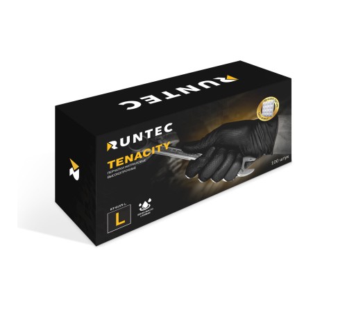 RUNTEC RT-GLVS-L Перчатки Tenacity нитриловые высокопрочные, размер L (100 штук) RUNTEC RT-GLVS-L Перчатки Tenacity нитриловые высокопрочные, размер L (100 штук)