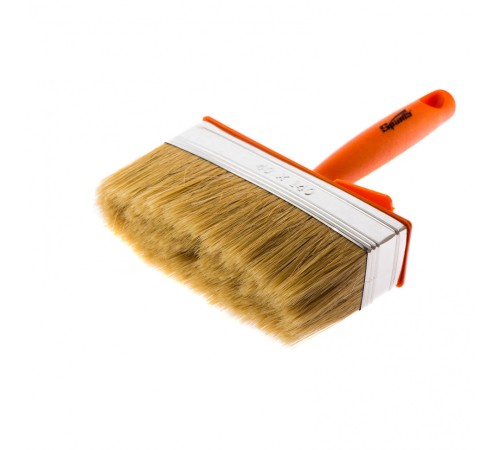 Кисть-ракля, 40 х 140 мм, натуральная щетина, пластмассовый корпус, пластмассовая ручка Sparta