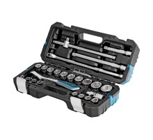 Набор инструментов, 1/2", CrV, 120 зубьев, 24 предмета Gross