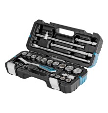Набор инструментов, 1/2", CrV, 120 зубьев, 24 предмета Gross