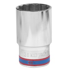 Головка торцевая глубокая двенадцатигранная 1/2", 34 мм KING TONY 423034M