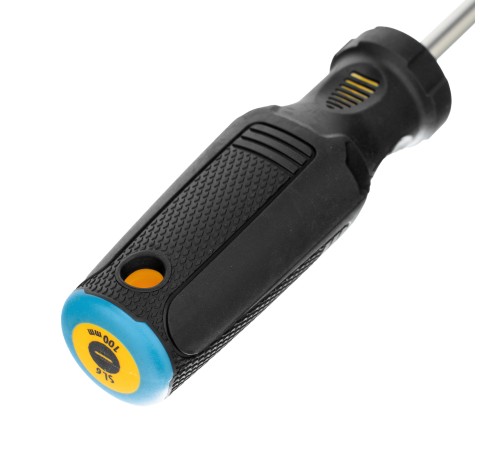 Отвертка SL6x100 мм, CrV, трехкомпонентная рукоятка Denzel