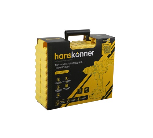 Аккумуляторный шуруповерт Hanskonner HCD1865BLC Unibattery Аккумуляторный шуруповерт Hanskonner HCD1865BLC Unibattery