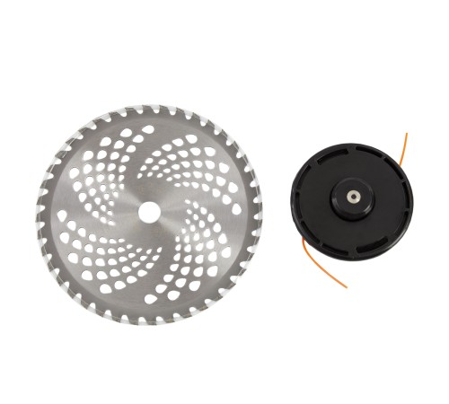 Триммер бензиновый DTL-52, 52 см3, неразъемная штанга, состоит из 2 частей Denzel