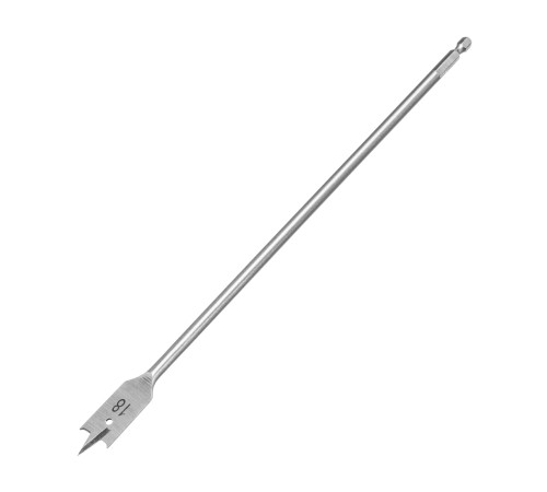 Сверло по дереву перовое удлиненное, 18 х 300 мм, шестигранный хвостовик Matrix