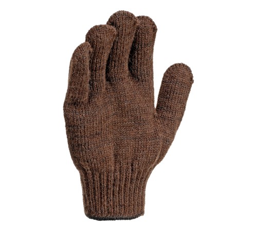 Перчатки трикотажные, верблюжья и овечья шерсть Сибртех