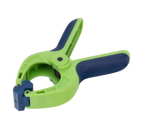 Струбцина клещеобразная 2-3/4, пластиковый корпус, двухкомпонентные рукоятки, усиленная пружина, 70 мм Сибртех