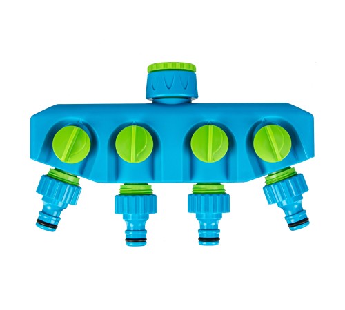 Разветвитель четырехканальный, пластиковый Palisad Luxe