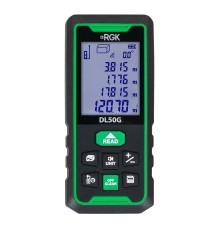 Лазерный дальномер RGK DL70G (с поверкой) - зеленый луч