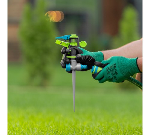 Разбрызгиватель усиленный, импульсный, с регулировкой угла горизонт распыления до 39 м Palisad