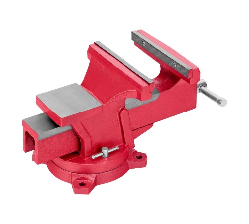 Тиски слесарные, 200 мм, поворотные, с наковальней// Matrix