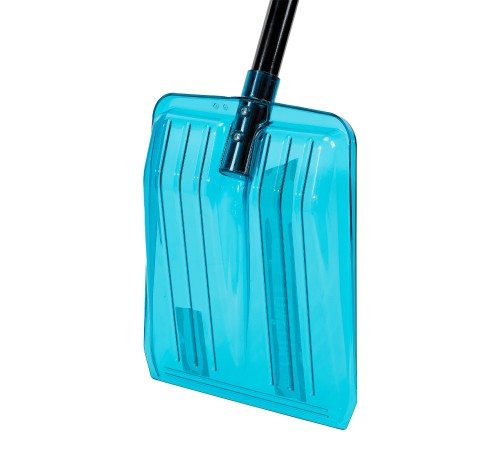 Лопата для уборки снега, поликарбонат, 260х310х870 мм, стальной черенок, LUXE Palisad