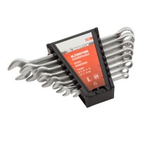 Набор ключей комбинированных, 6-19 мм, 8 шт, CrV, матовый хром Matrix