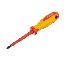 Отвертка Insulated, PH2 x 100 мм, CrMo, до 1000 В, двухкомпонентная рукоятка Matrix Professional