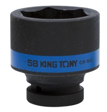 Головка торцевая ударная шестигранная 1", 58 мм KING TONY 853558M