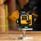 Лазерный уровень мультипризменный DLV-360-4C, 30 м, зеленый луч, Li-Ion 2,4 Aч, кейс Denzel