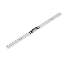 Линейка-уровень, 1000 мм, металлическая, пластмассовая ручка 2 глазка Matrix