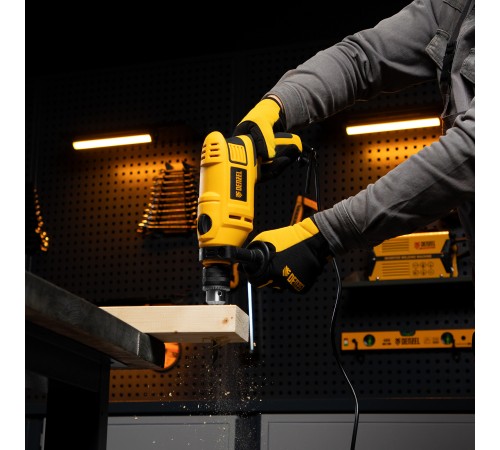 Дрель ударная ID-750, 750 Вт, 0-3000 об/мин, 48000 уд/мин Denzel