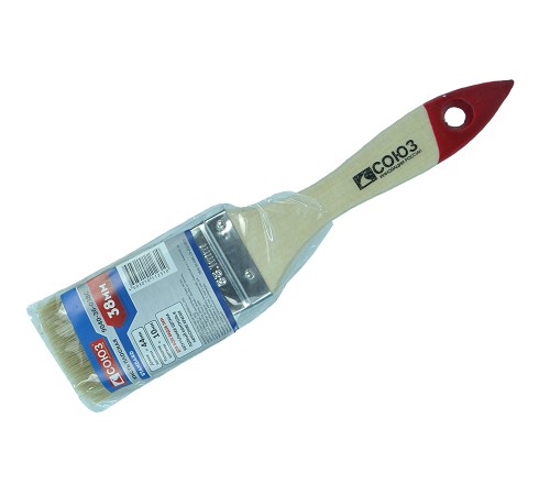 Кисть плоская Standard 1,5&quot(38 мм), натуральная щетина СОЮЗ Кисть плоская Standard 1,5&quot(38 мм), натуральная щетина СОЮЗ