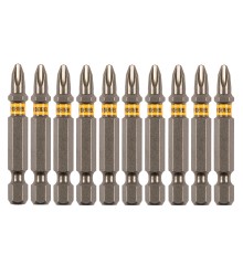 Бита PH2х50, сталь S2, шестигранный профиль, 10 шт. Е 6,3 Denzel Бита PH2х50, сталь S2, шестигранный профиль, 10 шт. Е 6,3 Denzel