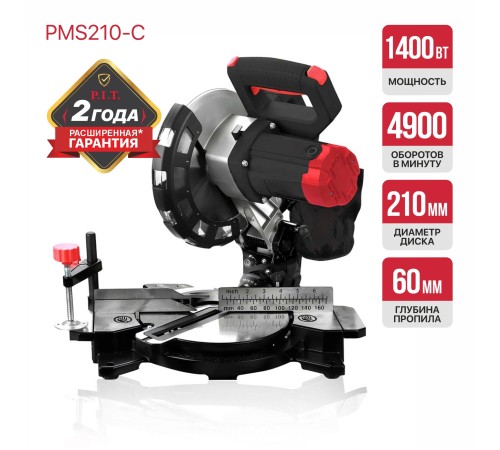 Пила торцовочная сетевая P.I.T. PMS210-C