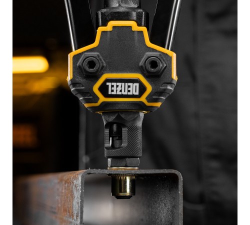 Заклепки резьбовые, стальные, оцинкованные, М12, пластиковый кейс, 25 шт. Denzel