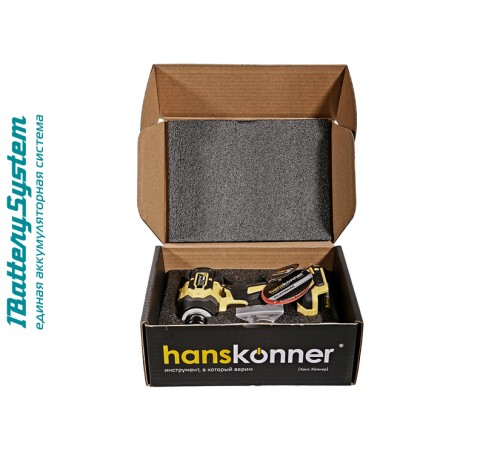 Аккумуляторный ударный винтоверт Hanskonner HCD20280BLW 1BatterySystem Аккумуляторный ударный винтоверт Hanskonner HCD20280BLW 1BatterySystem