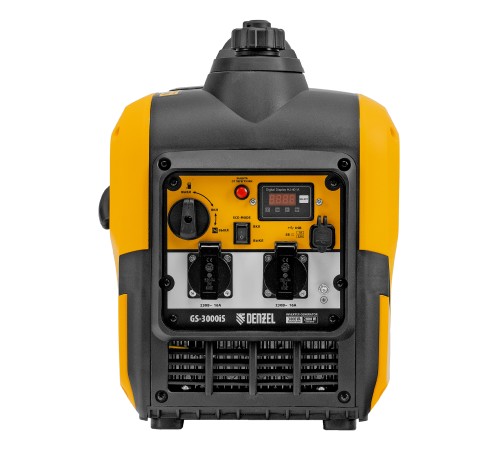 Генератор инверторный GS-3000iS, 3,0 кВт, 230 В, закрытый корпус, ручной старт DENZEL